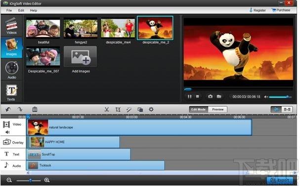 iOrgSoft Video Editor下载,视频剪辑器,视频剪辑,视频制作